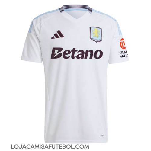 Camisa de Futebol Aston Villa Equipamento Secundário 2024-25 Manga Curta